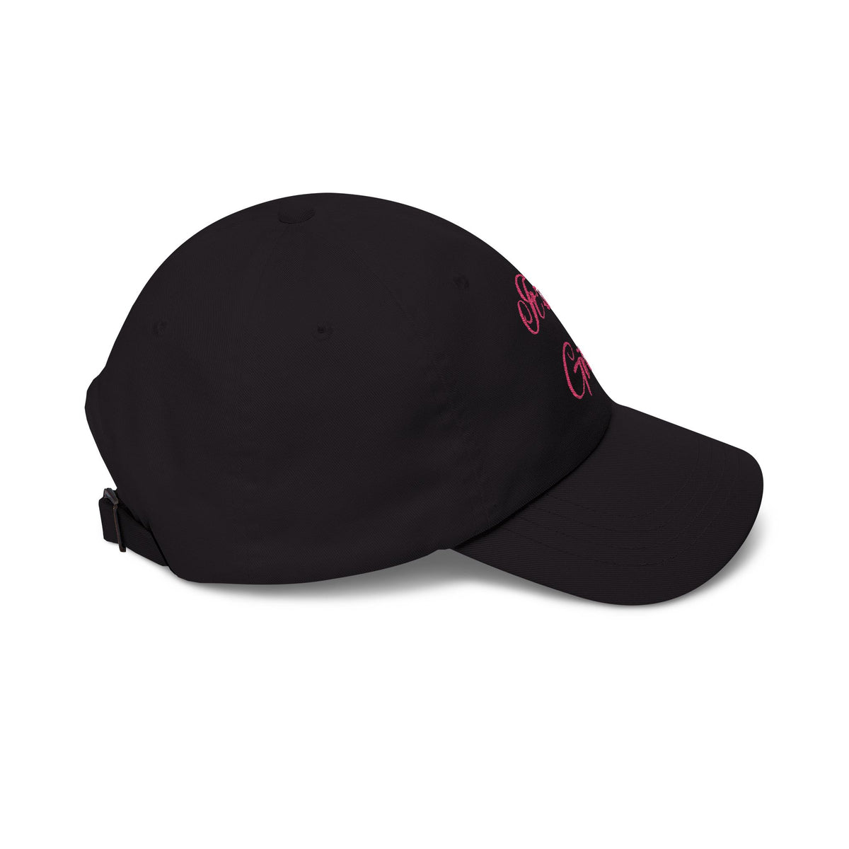 Dad Cap — "It's a Girl" Embroidered Baby Shower Announcement Hat