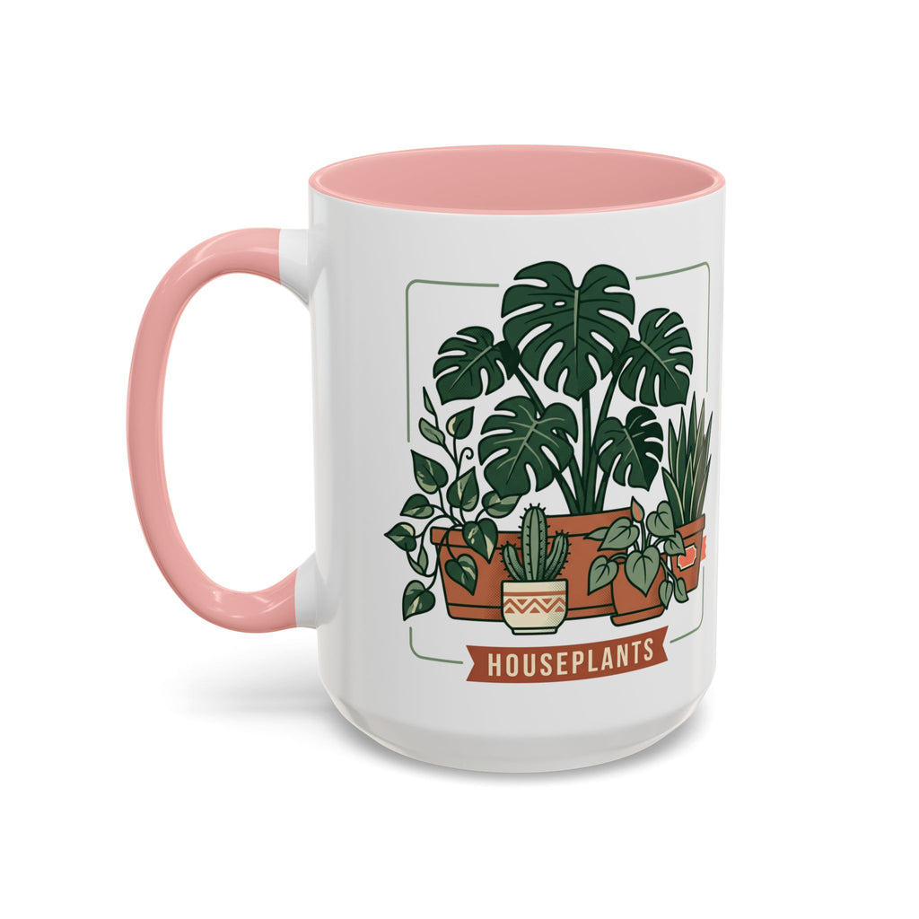 Plant Mom Coffee Mug – "In My Plant Mom Era" Accent Mug with Cute Potted Plants
