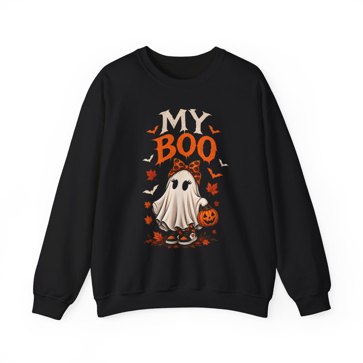 My Boo Halloween Sweatshirt — Cute Ghost Pumpkin Crewneck