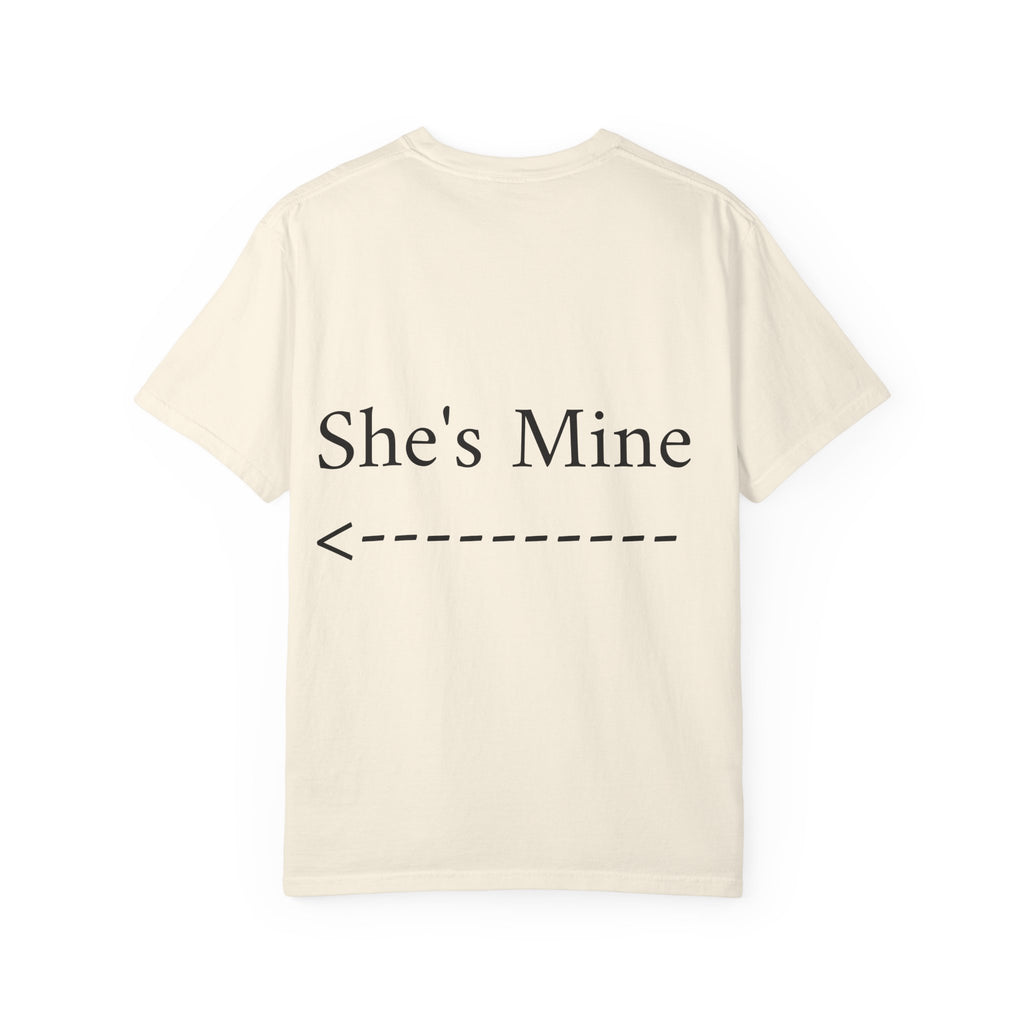 Graphic T-Shirt — "She Rides My Face" Couple Humor Tee