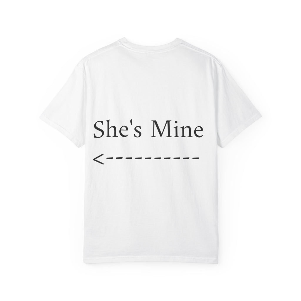 Graphic T-Shirt — "She Rides My Face" Couple Humor Tee