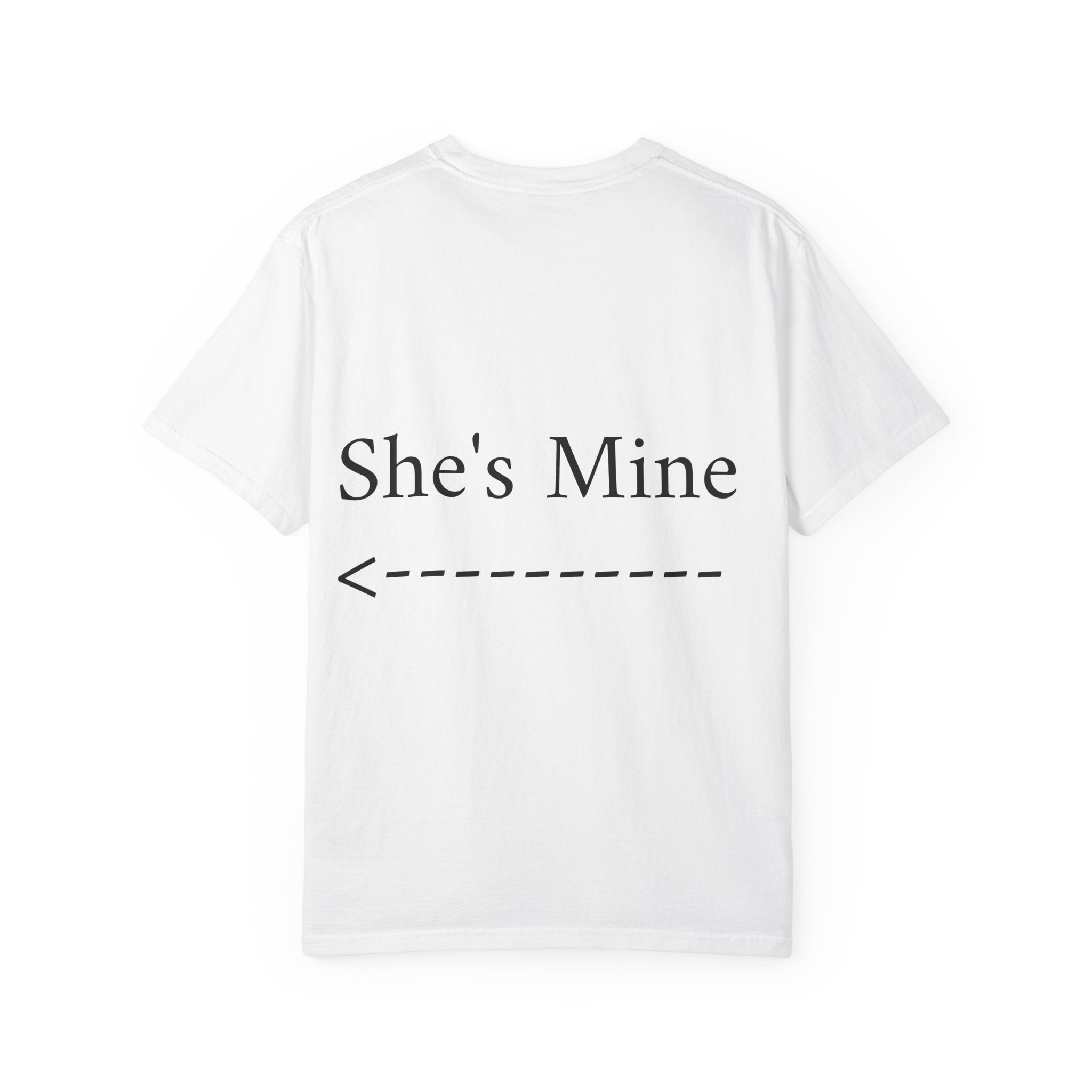 Graphic T-Shirt — "She Rides My Face" Couple Humor Tee
