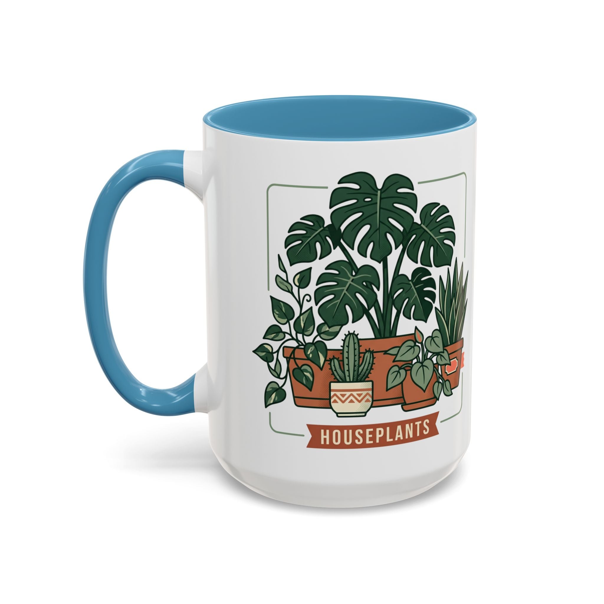 Plant Mom Coffee Mug – "In My Plant Mom Era" Accent Mug with Cute Potted Plants