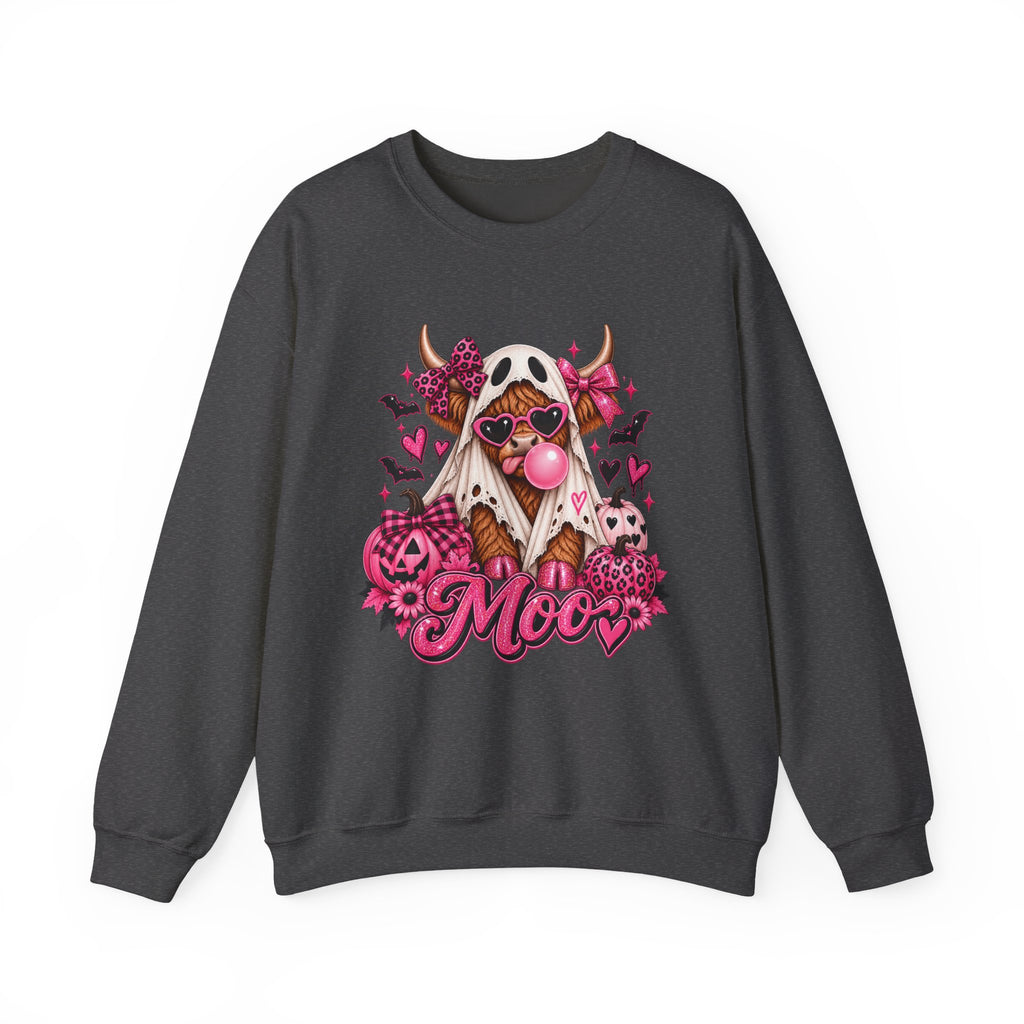Cow Skull Crewneck Sweatshirt — "Moo"