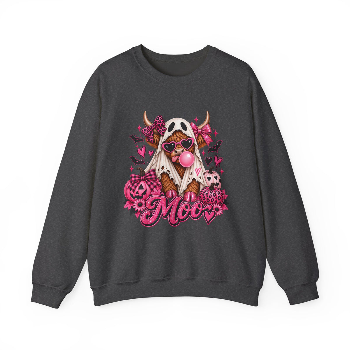 Cow Skull Crewneck Sweatshirt — "Moo"