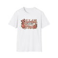 T-Shirt — "Beautiful for Anything That Costs Me Peace" Floral Graphic Tee