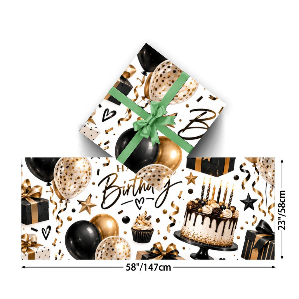 happy birthday 3Pack Gift Wrapping Paper