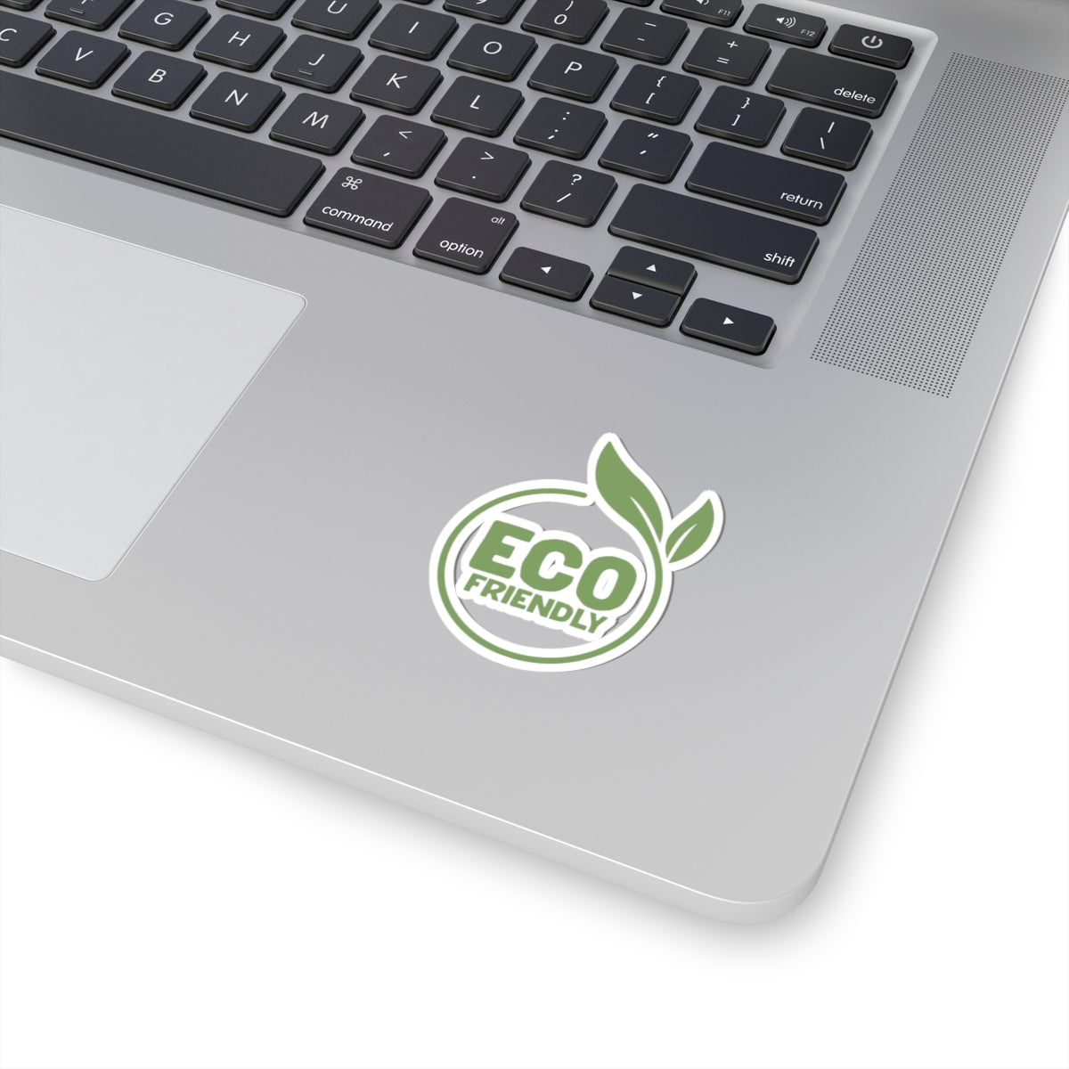 Eco Friendly Kiss-Cut Sticker — Green Leaf Sustainable Decal