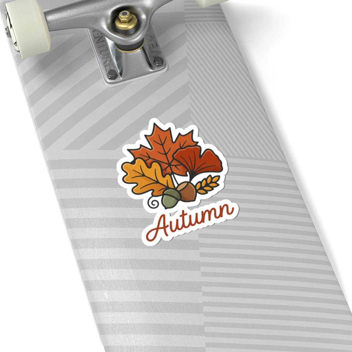 Autumn Leaf Sticker — Fall Leaves & Acorn Kiss-Cut Decal