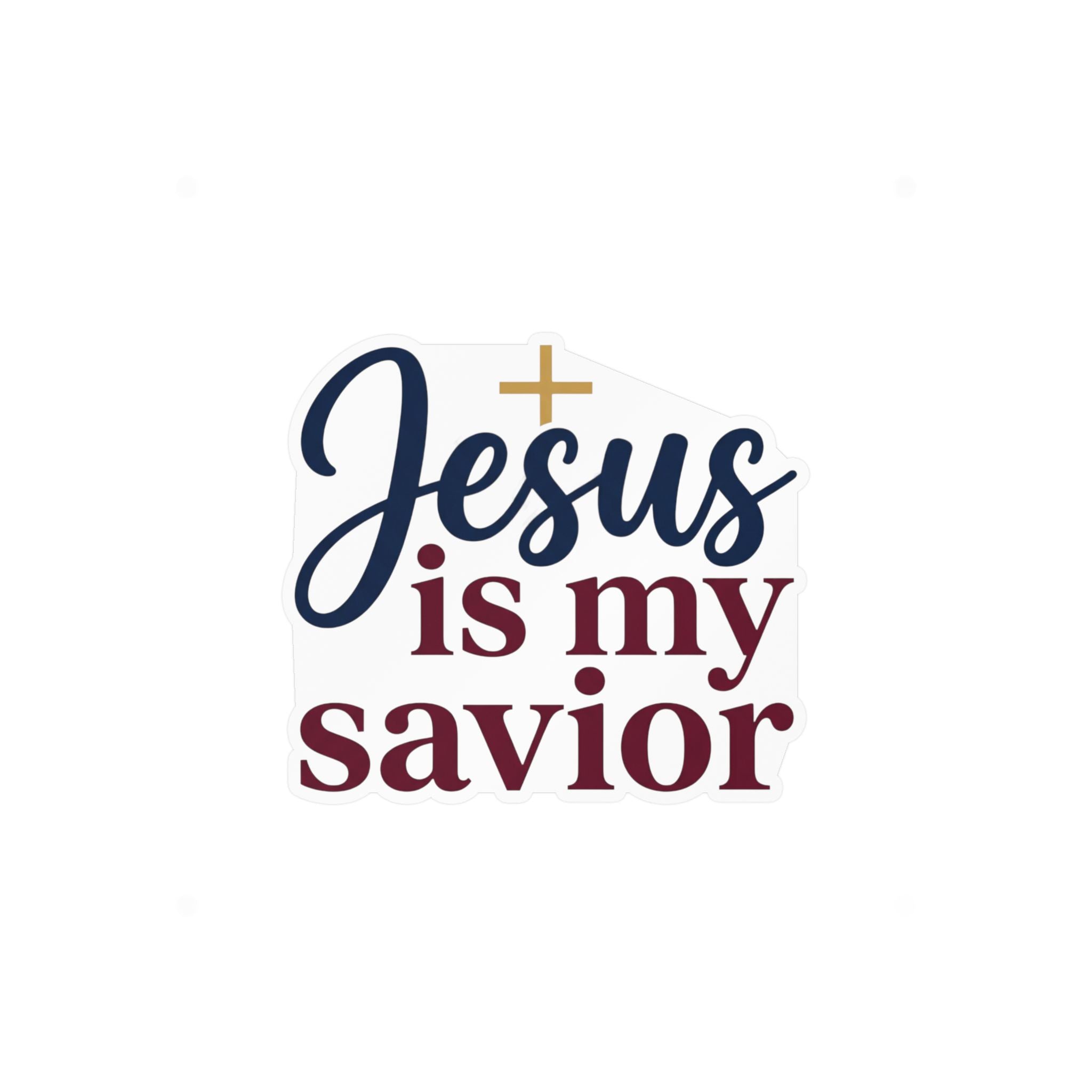 Jesus Is My Savior Vinyl Sticker