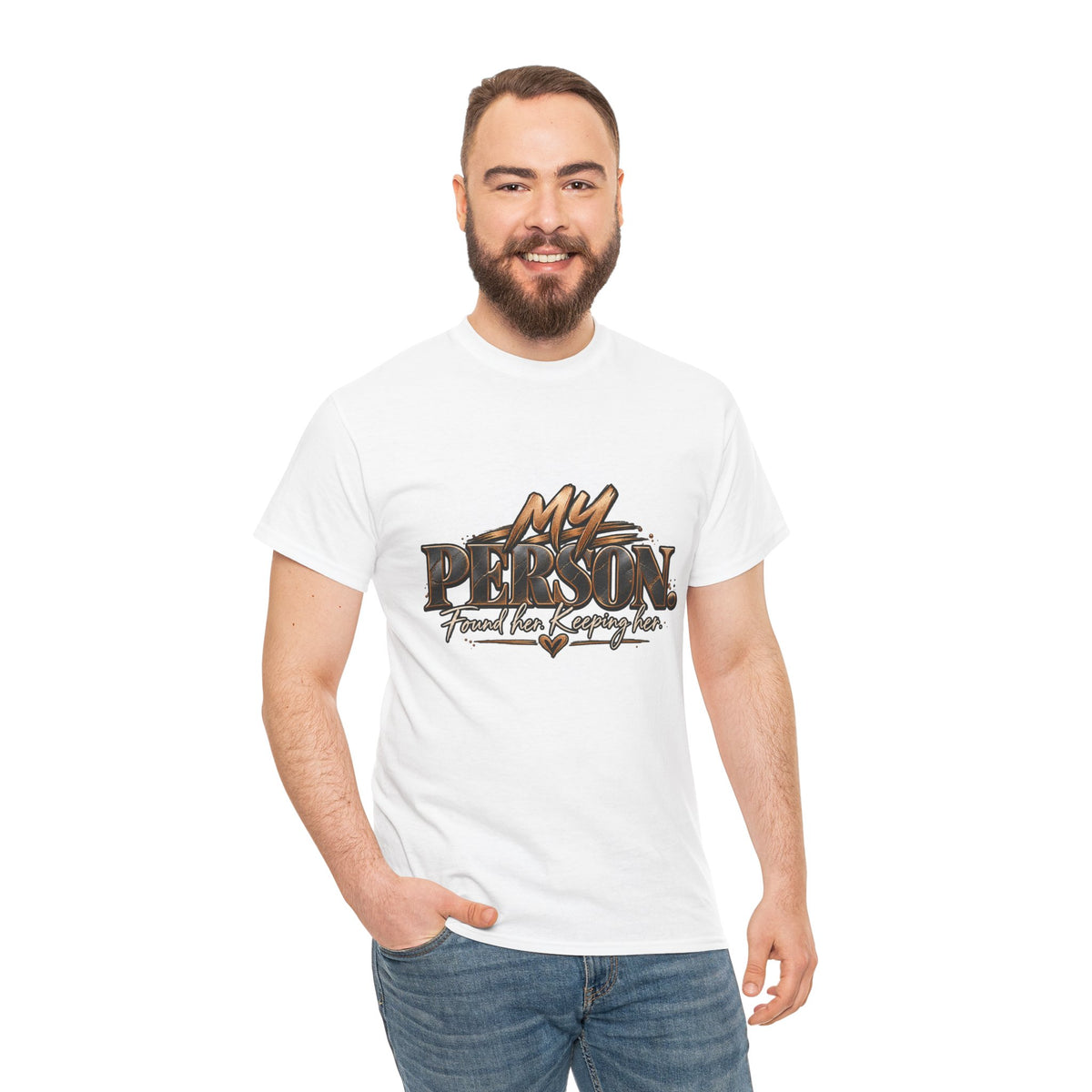 "My Person" Graphic Tee — Romantic Couples Shirt
