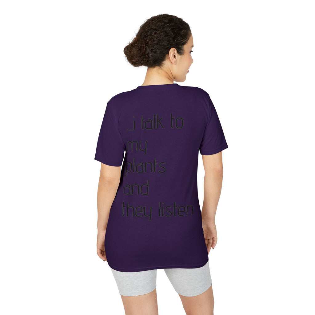 Crazy Plant Lady T-Shirt — "yeah, I'm that crazy plant lady... I talk to my plants and they listen"