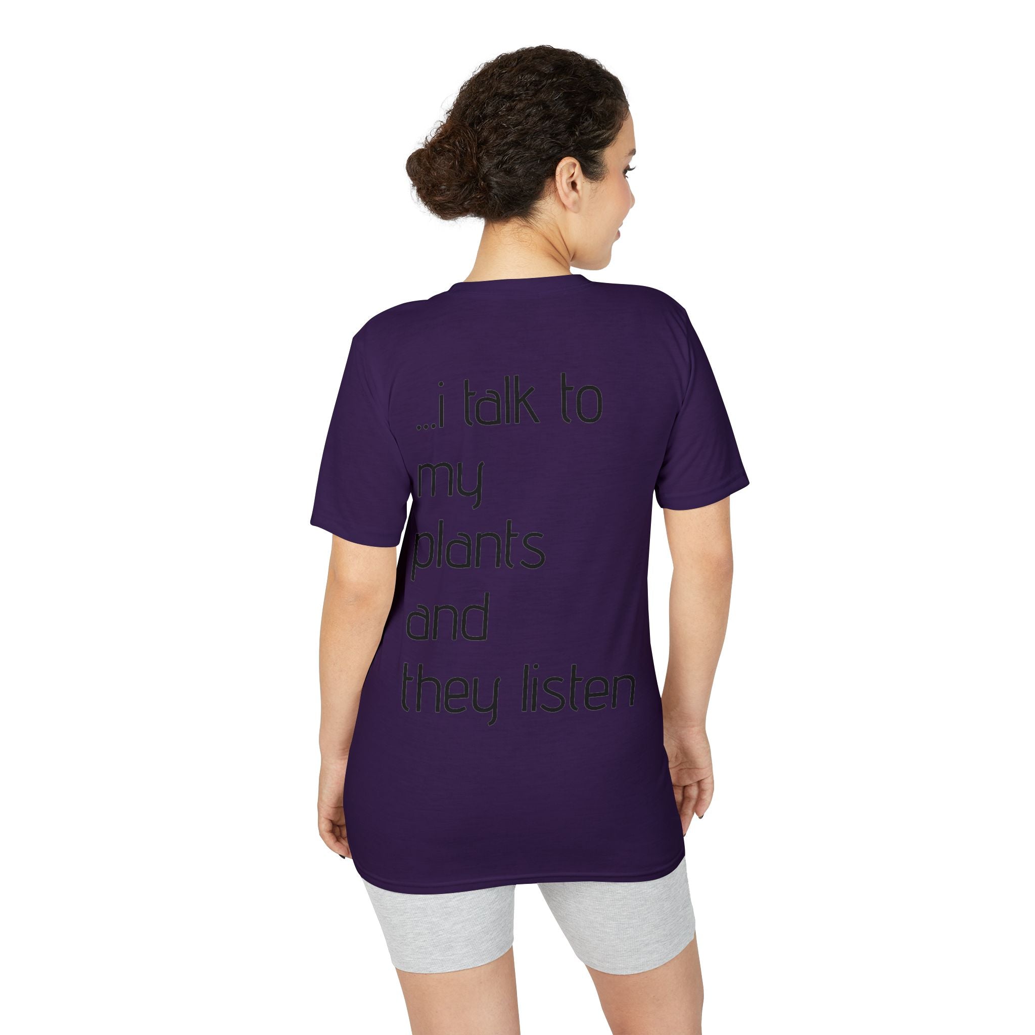 Crazy Plant Lady T-Shirt — "yeah, I'm that crazy plant lady... I talk to my plants and they listen"
