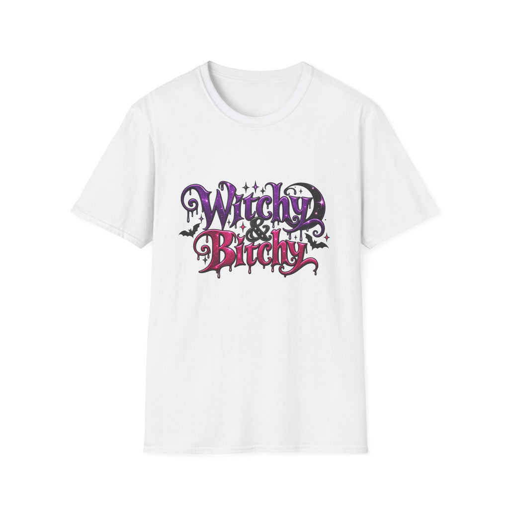 Witchy & Bitchy T-Shirt — Goth Halloween Graphic Tee
