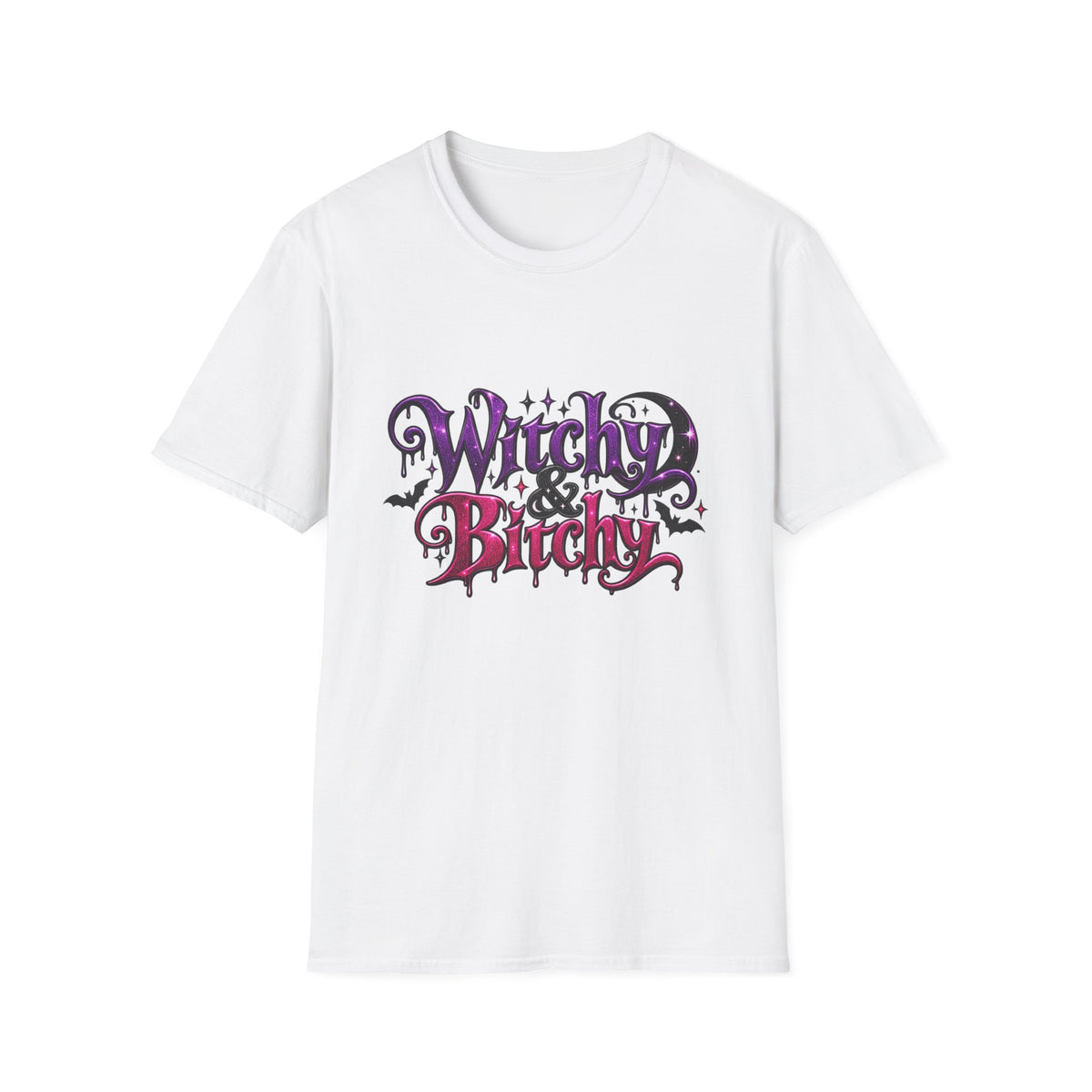 Witchy & Bitchy T-Shirt — Goth Halloween Graphic Tee