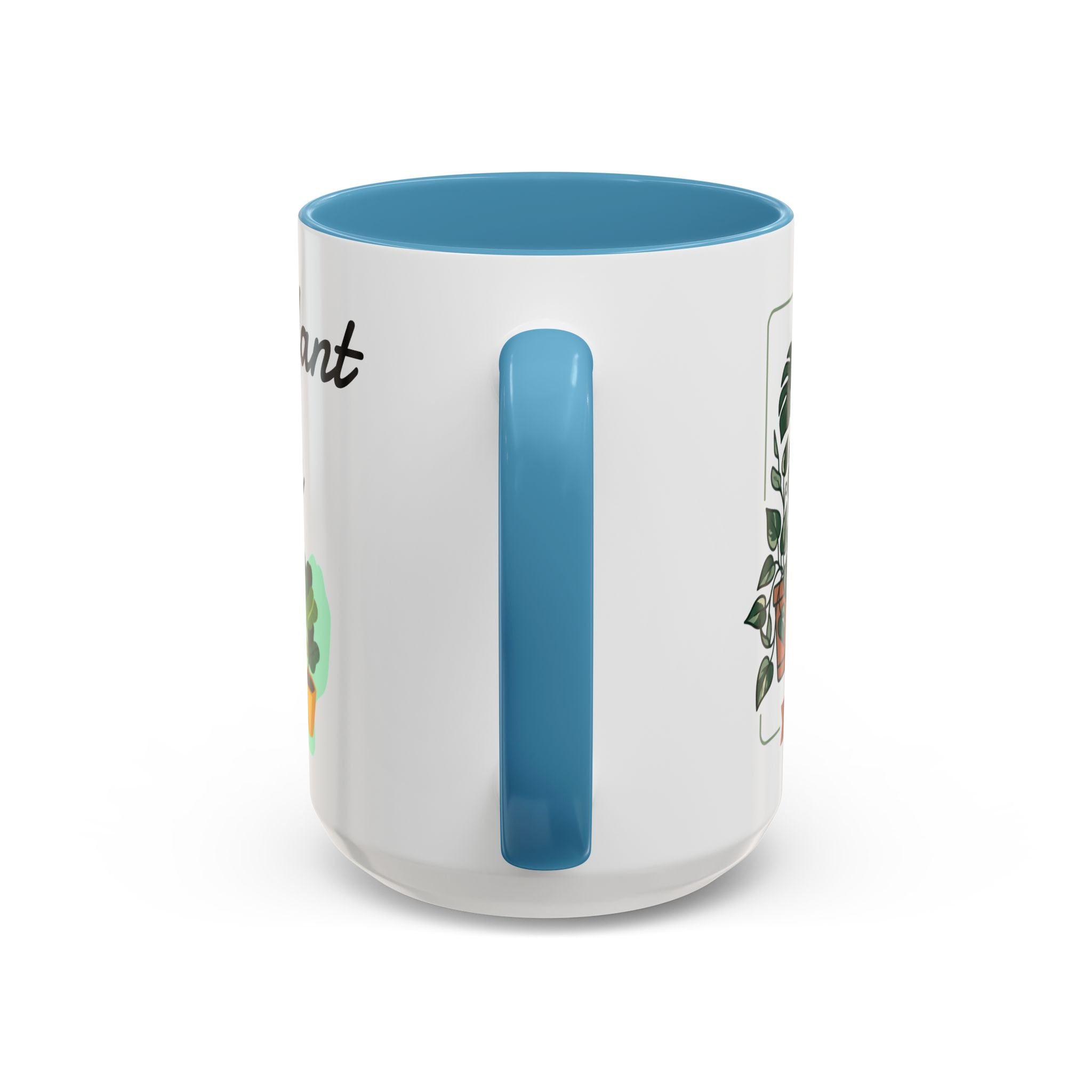 Plant Mom Coffee Mug – "In My Plant Mom Era" Accent Mug with Cute Potted Plants