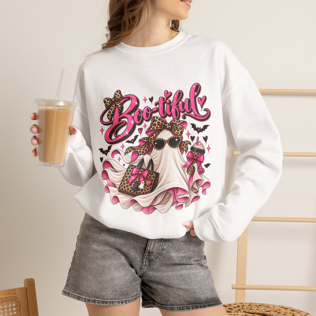 Boo-itful Ghost Crewneck Sweatshirt
