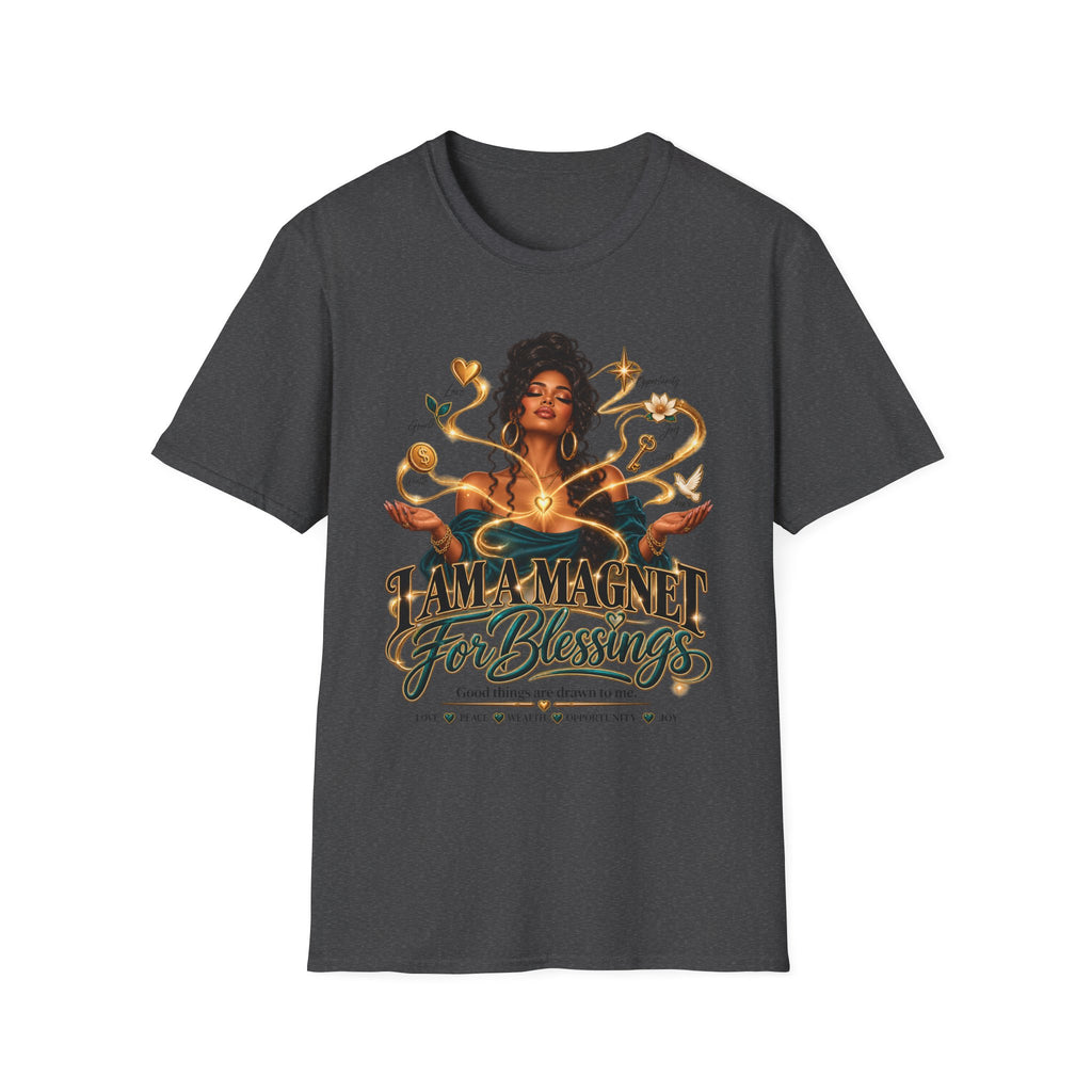T-Shirt — Money Magnet For Blessings Graphic Tee