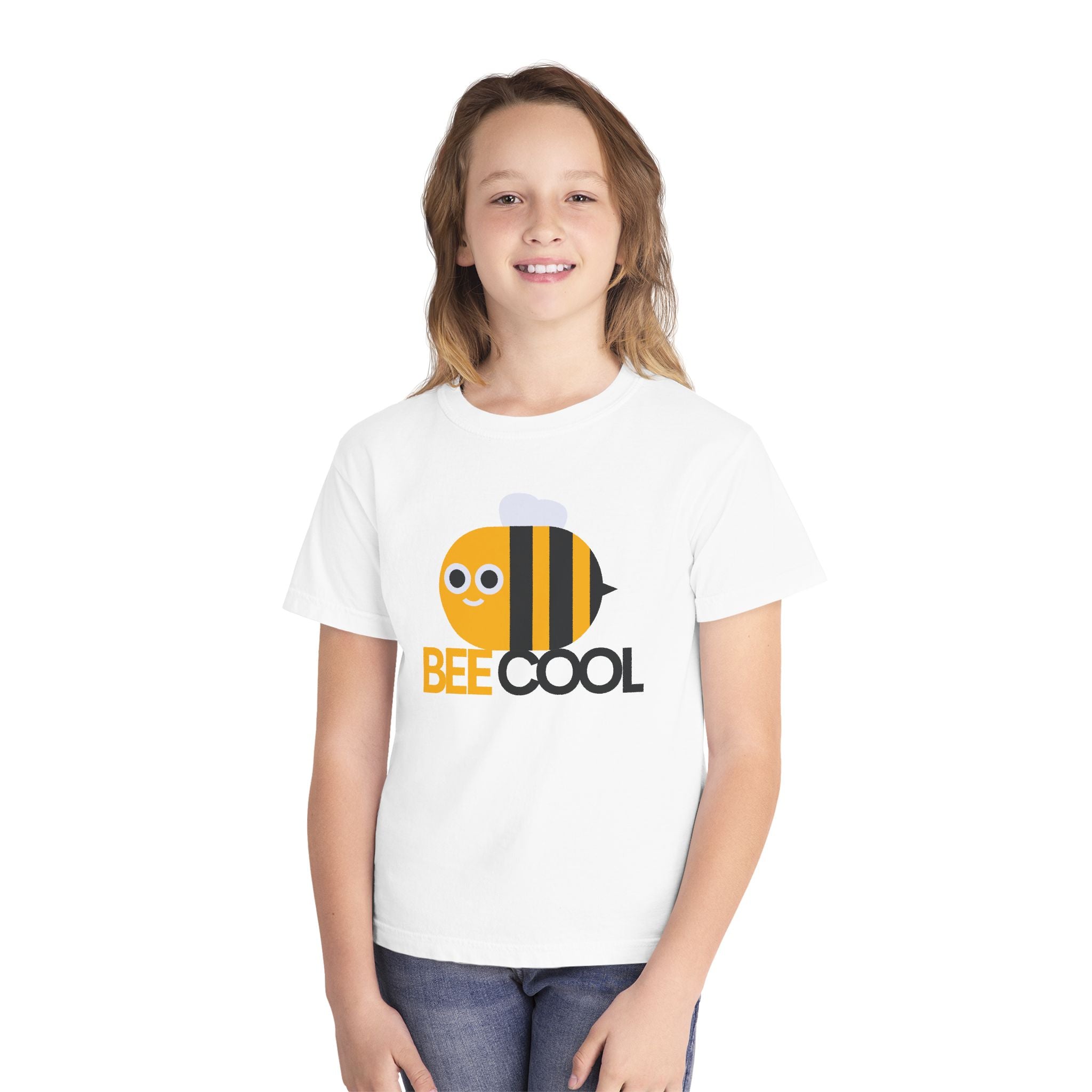 Bee Cool Kids T-Shirt — Cute Bumblebee Graphic Youth Tee