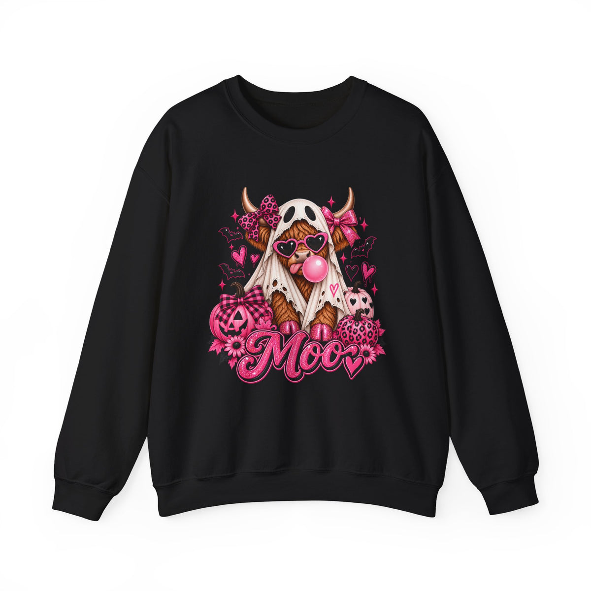 Cow Skull Crewneck Sweatshirt — "Moo"
