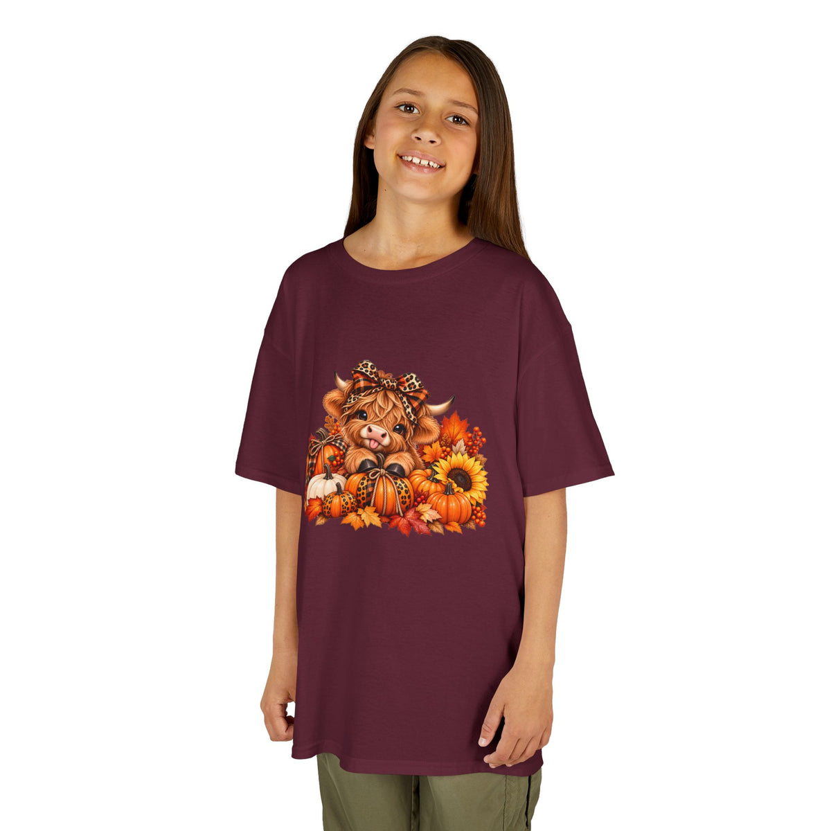 Kids Thanksgiving Harvest Pumpkin Tee
