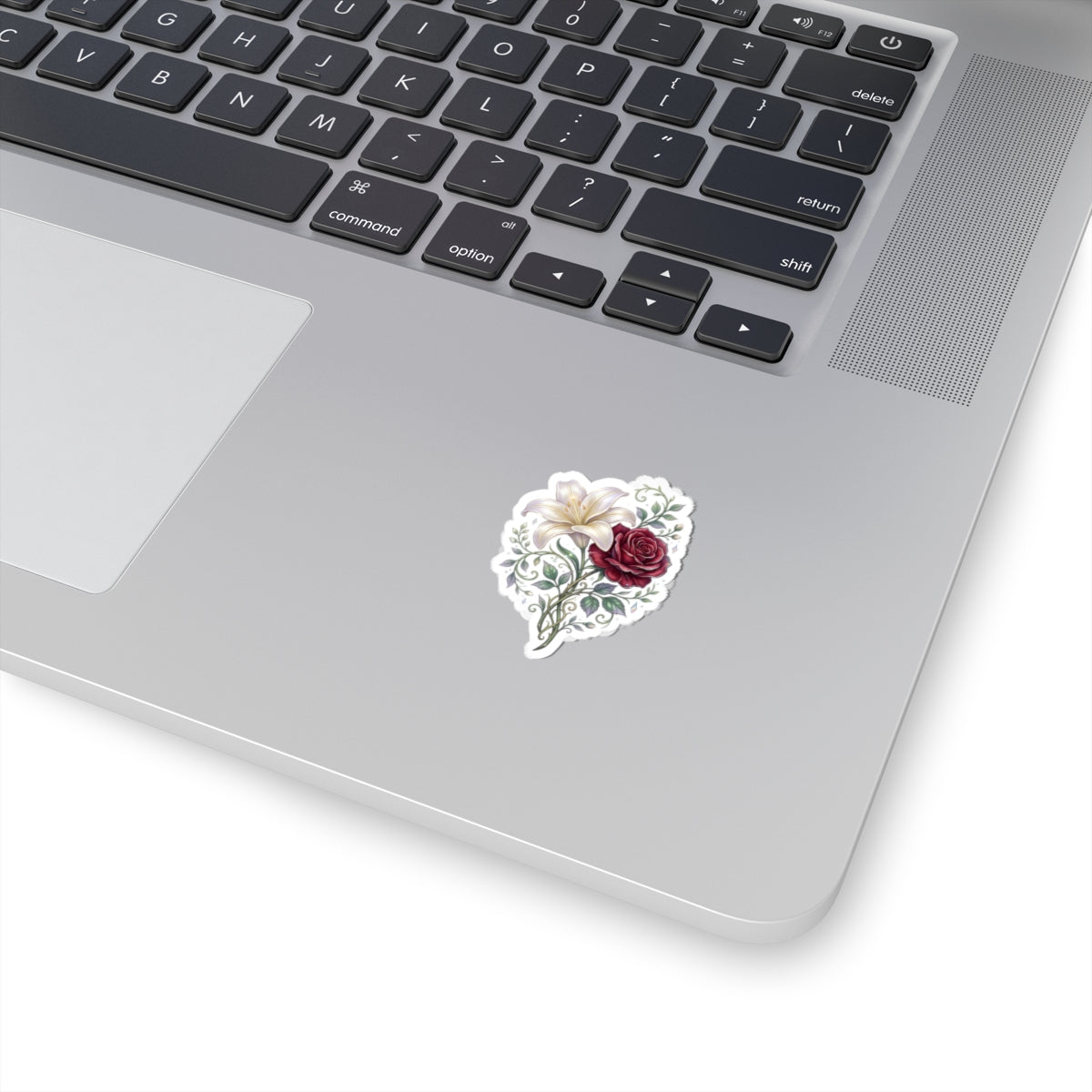 Floral Lily & Rose Kiss-Cut Sticker