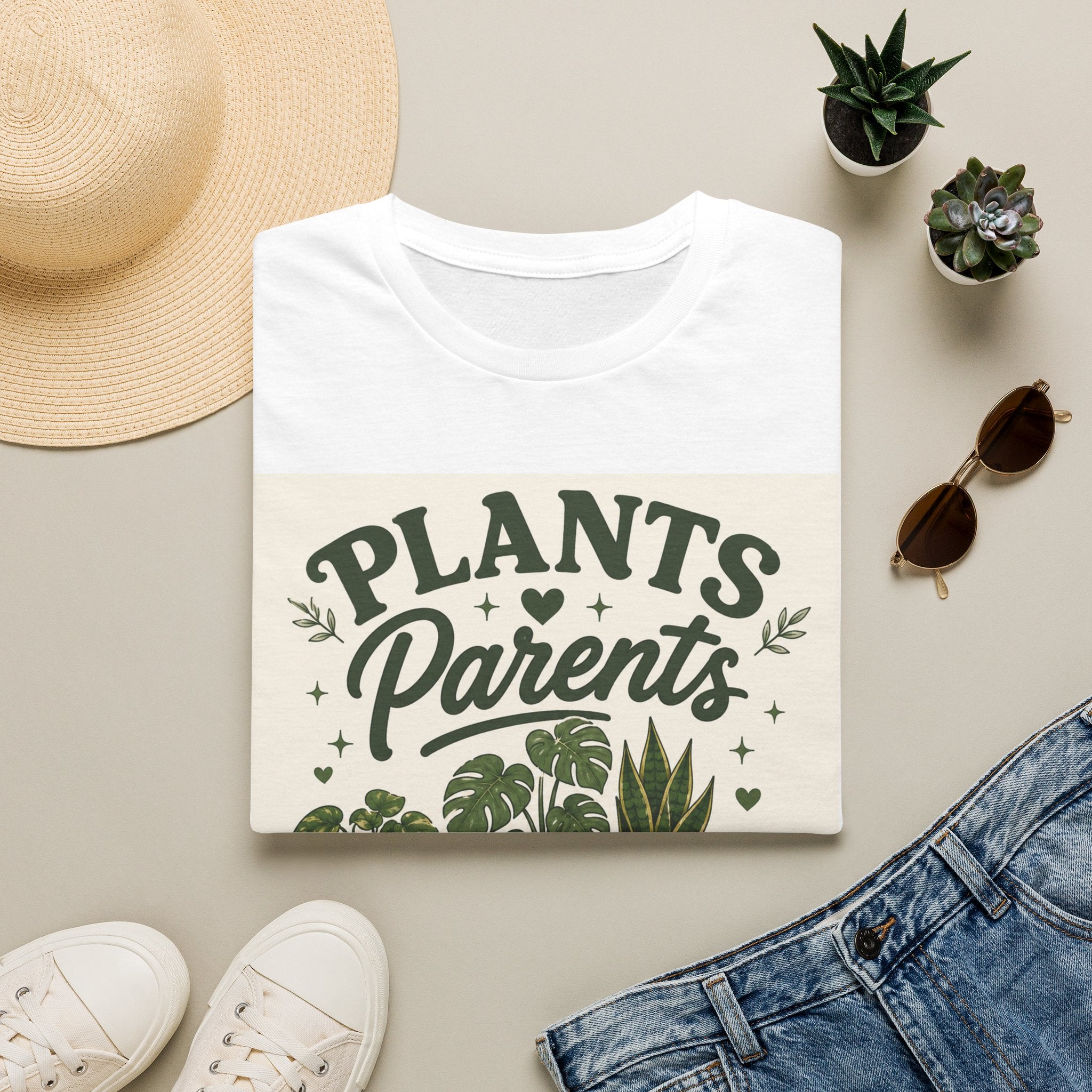 Plants Parents T-Shirt — Funny Plant Lover Graphic Tee