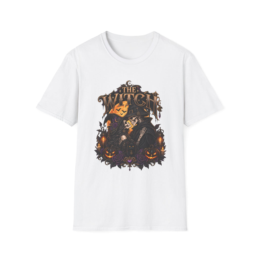 Witch Halloween Graphic Tee — "The Witch" Pumpkin Spell Shirt