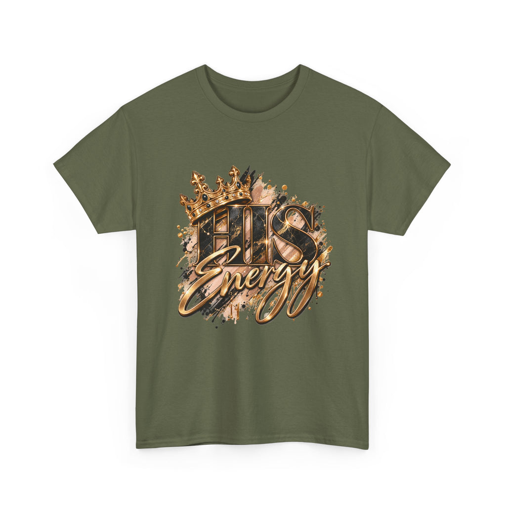 Boss Energy T-Shirt — Gold Crown Graphic Tee for Ambitious Hustlers