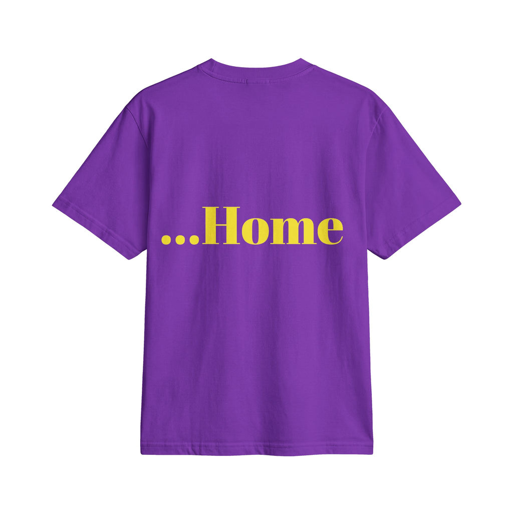 “Hot and Ready to Go…Home” Graphic T-Shirt — Funny Yellow Slogan Tee