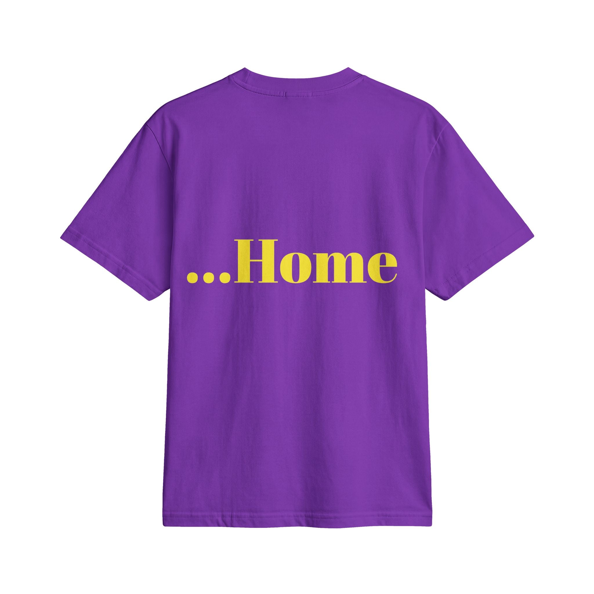 “Hot and Ready to Go…Home” Graphic T-Shirt — Funny Yellow Slogan Tee
