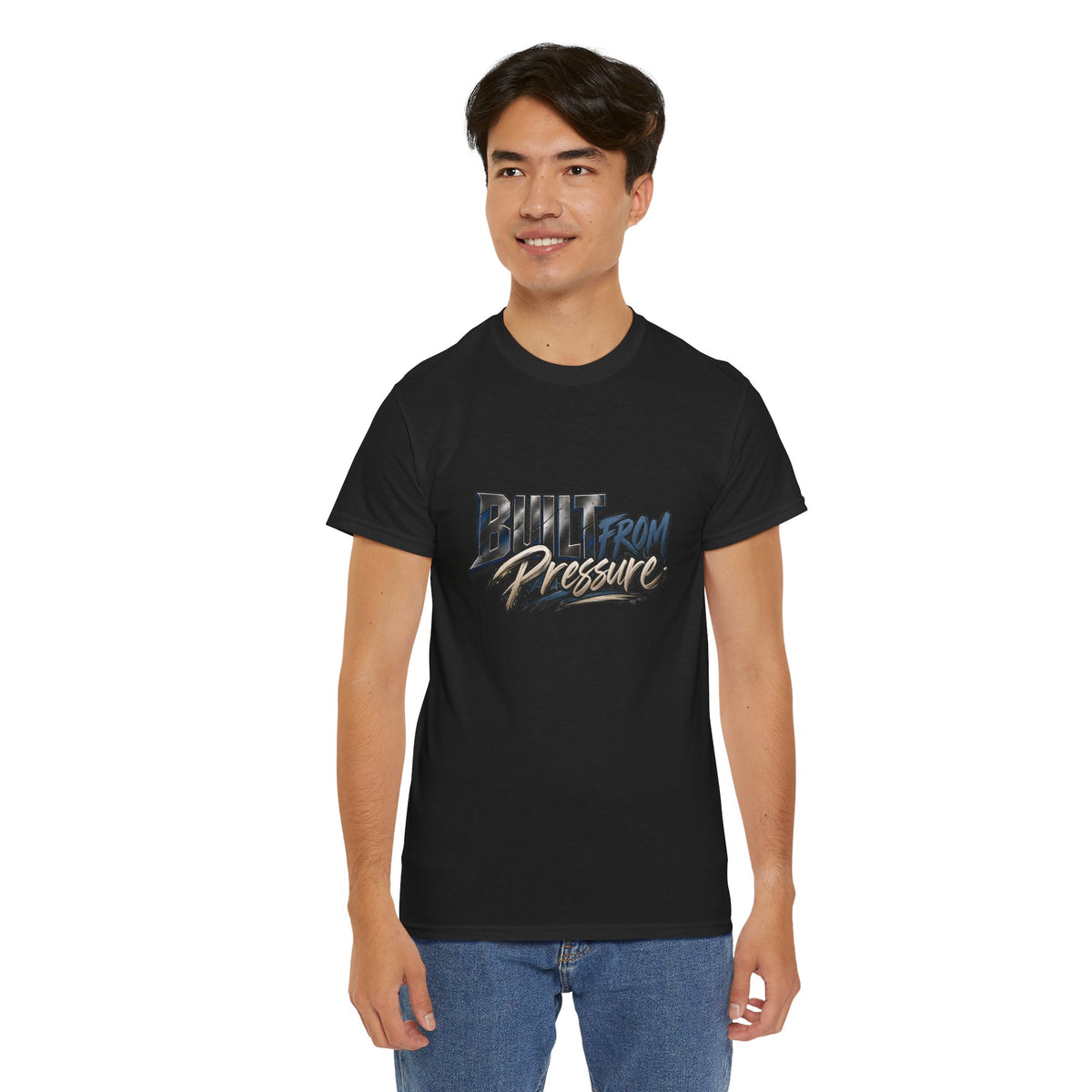 Built From Pressure Graphic Tee — Motivational Streetwear Shirt
