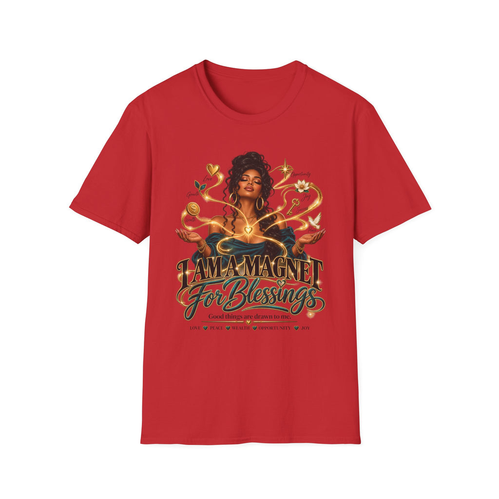 T-Shirt — Money Magnet For Blessings Graphic Tee