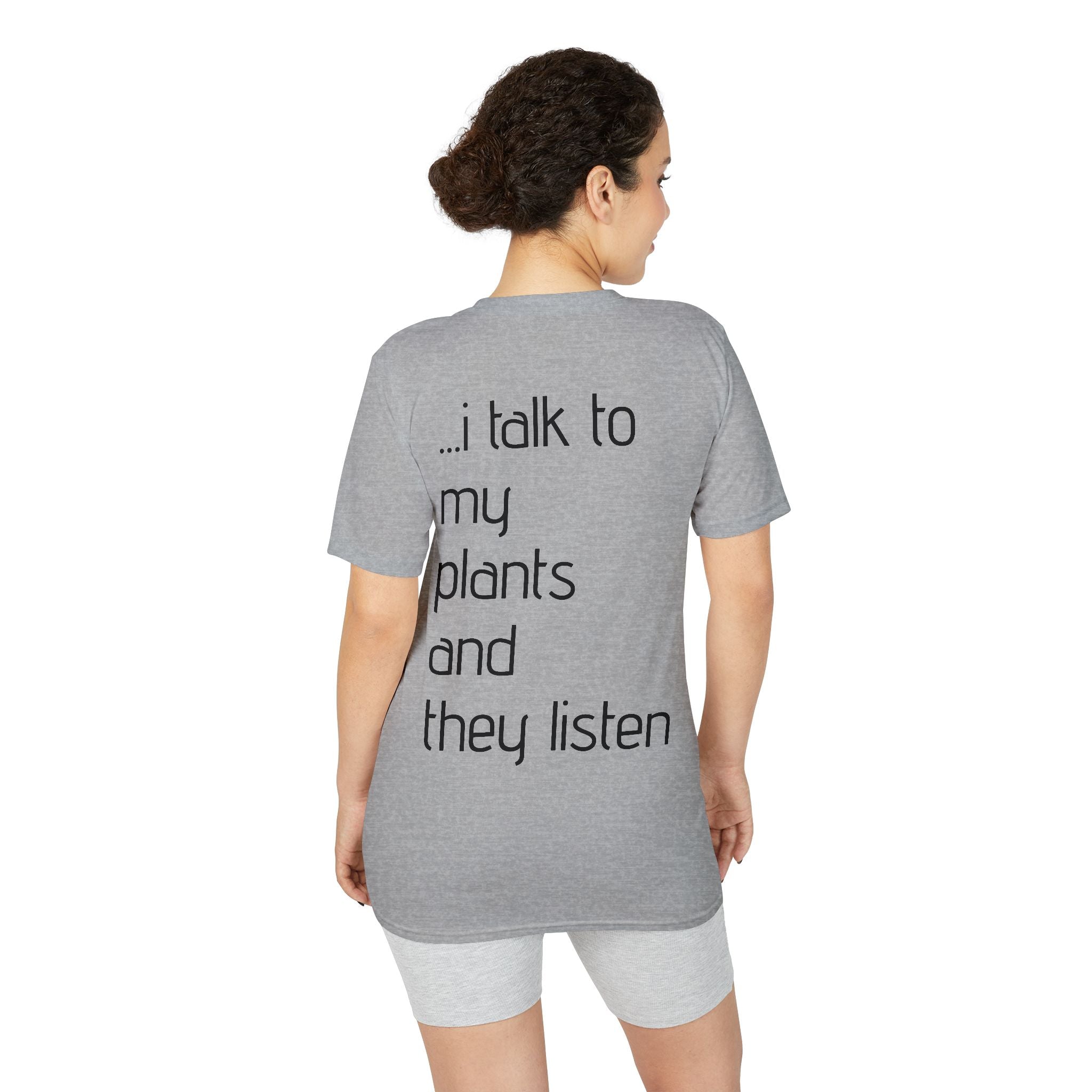 Crazy Plant Lady T-Shirt — "yeah, I'm that crazy plant lady... I talk to my plants and they listen"