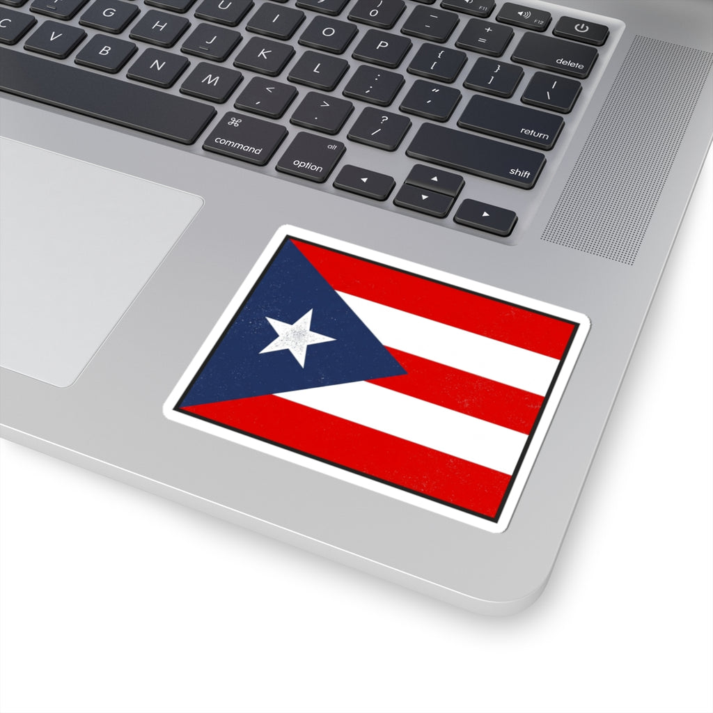 Puerto Rico Flag Sticker — Kiss-Cut Vinyl Puerto Rican Pride Decal