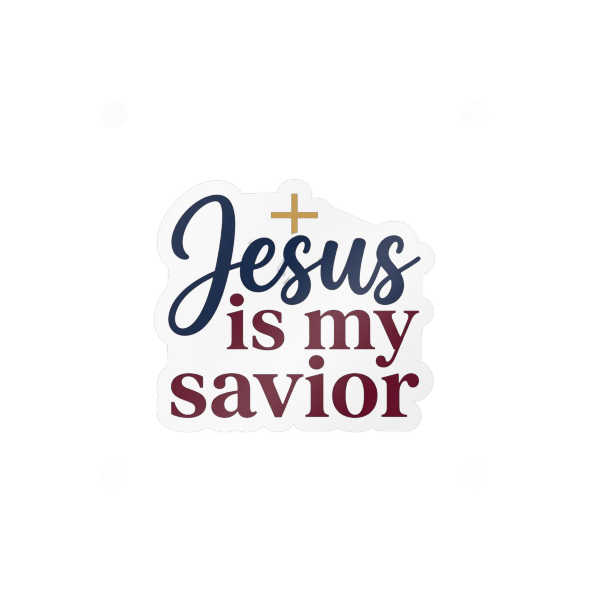 Jesus Is My Savior Vinyl Sticker