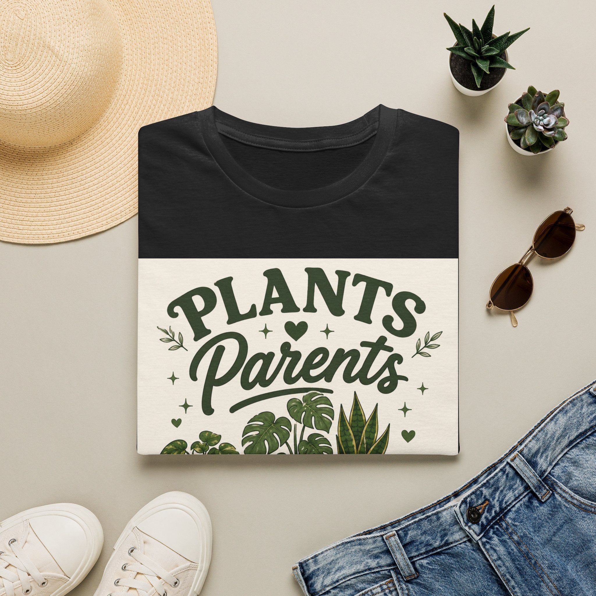 Plants Parents T-Shirt — Funny Plant Lover Graphic Tee