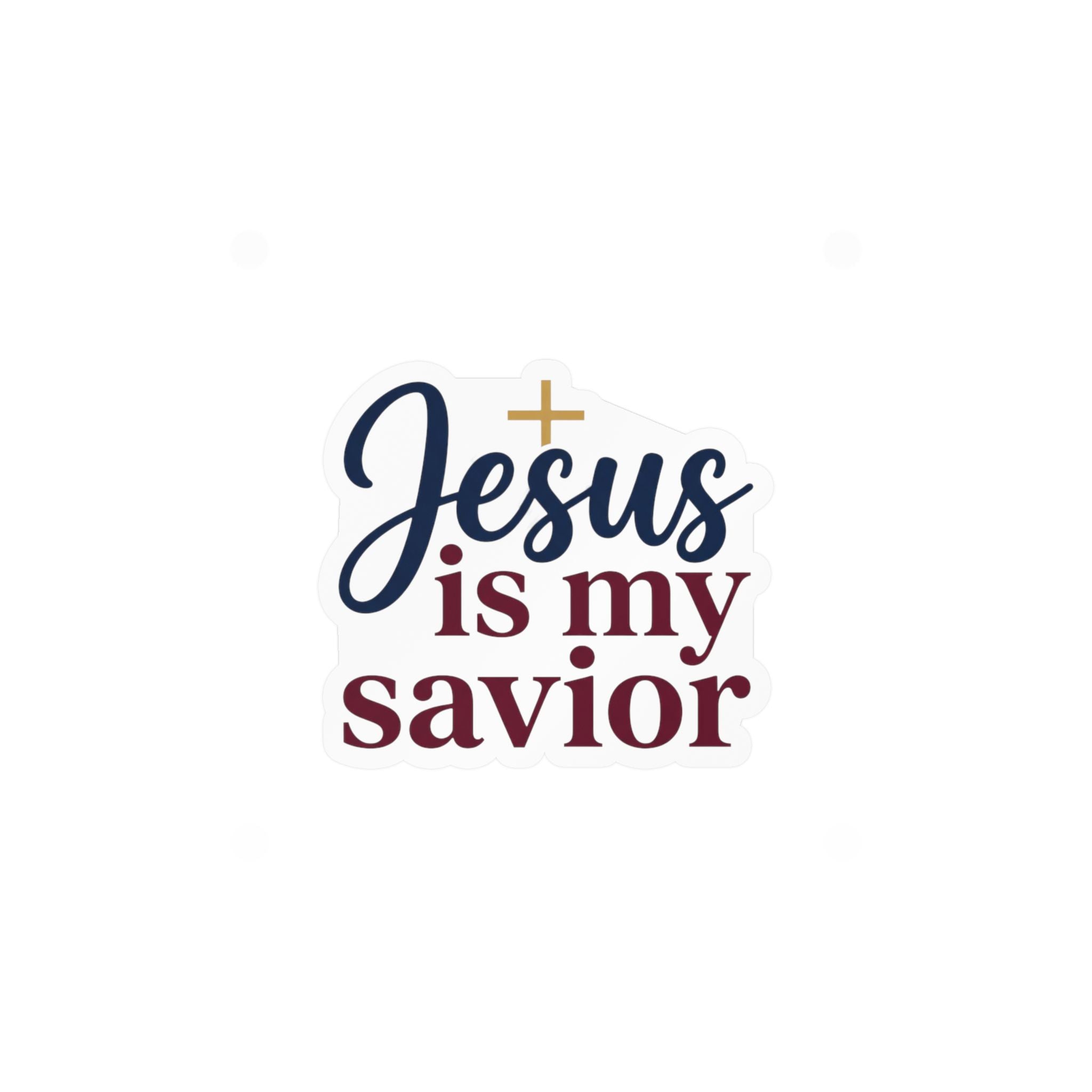 Jesus Is My Savior Vinyl Sticker