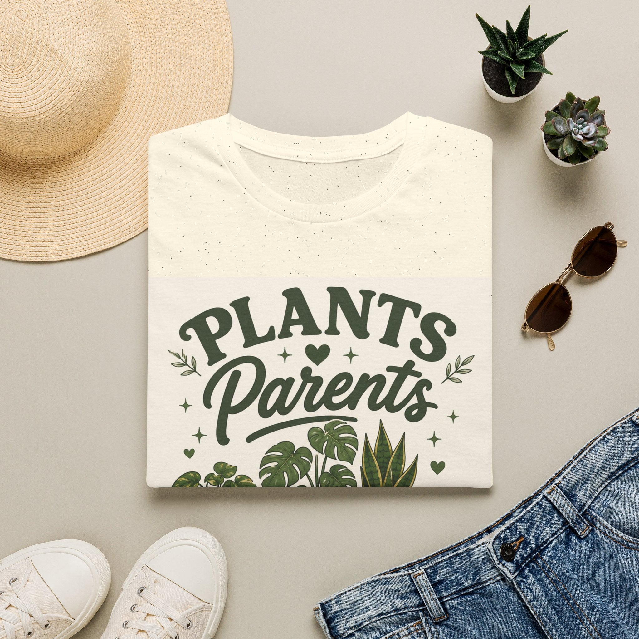 Plants Parents T-Shirt — Funny Plant Lover Graphic Tee