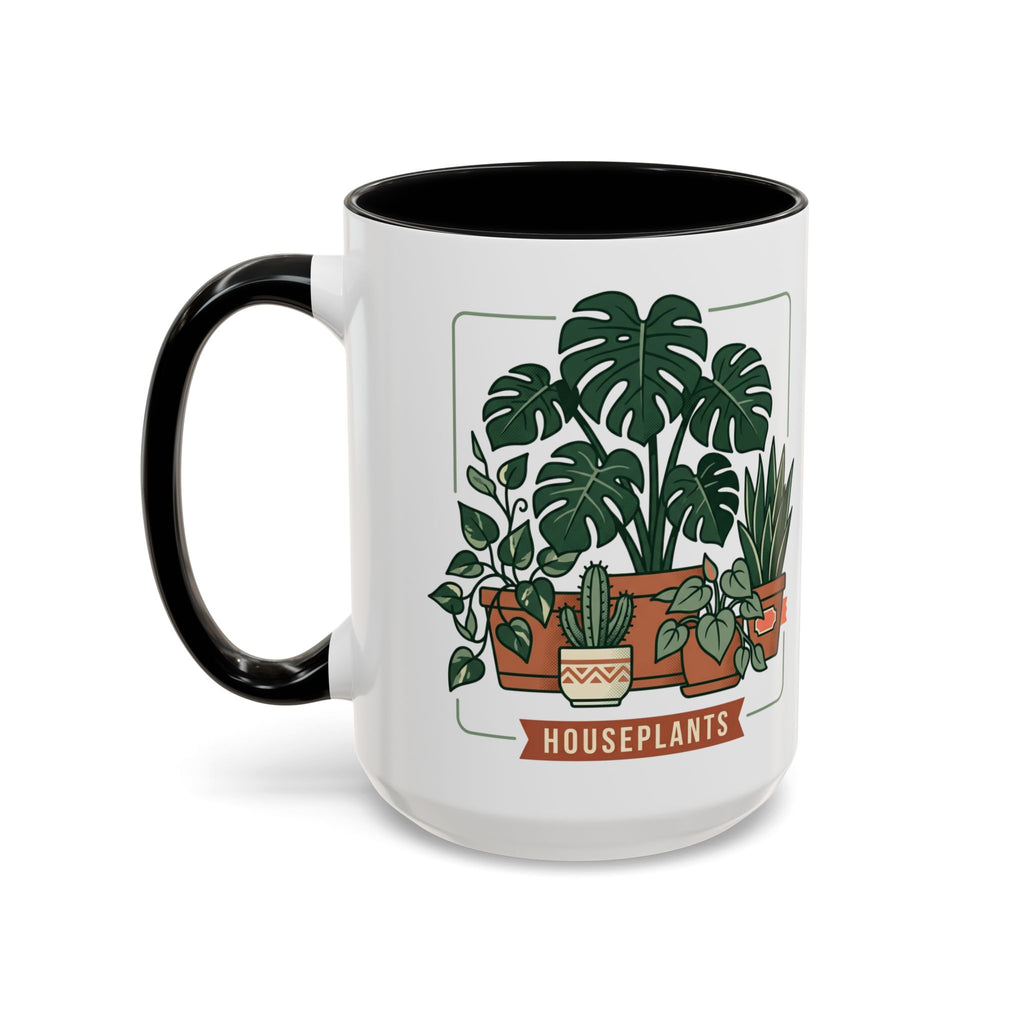 Plant Mom Coffee Mug – "In My Plant Mom Era" Accent Mug with Cute Potted Plants
