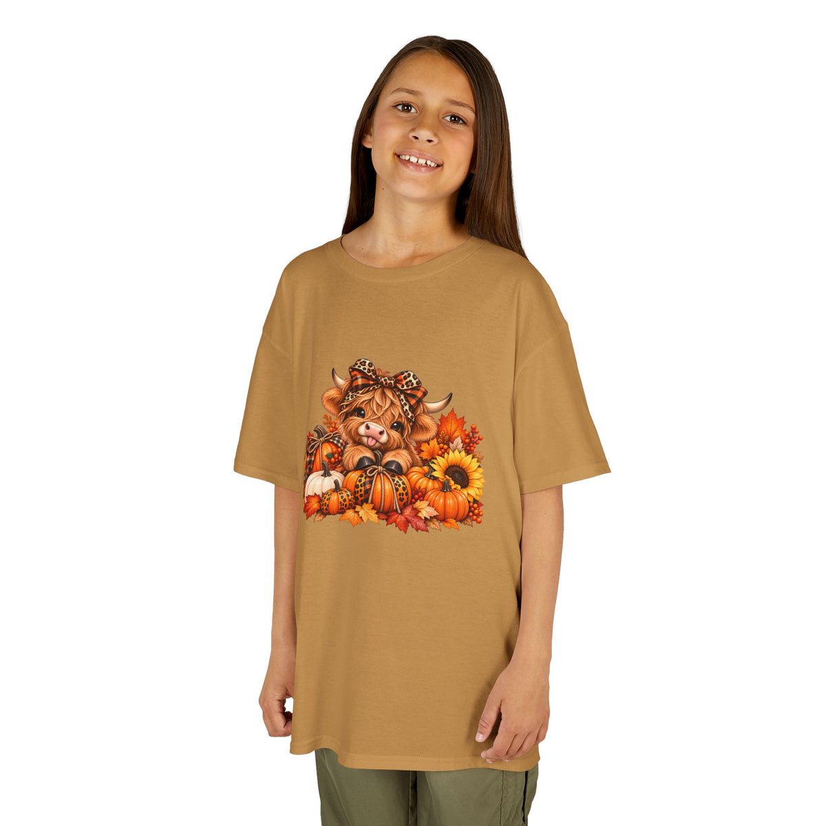 Kids Thanksgiving Harvest Pumpkin Tee