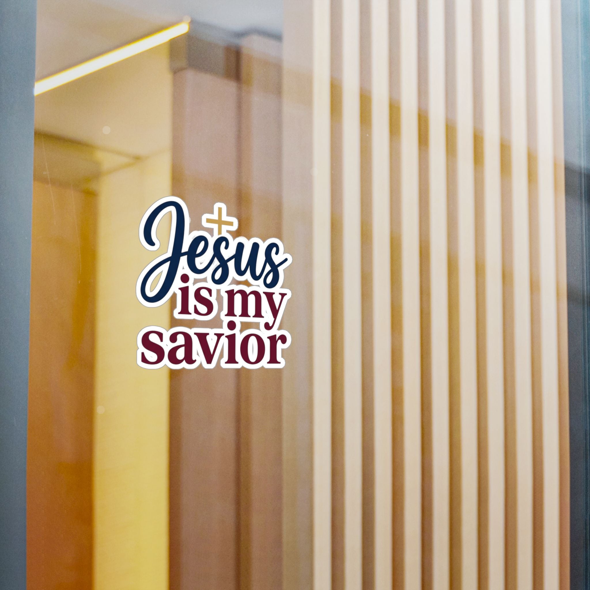 Jesus Is My Savior Vinyl Sticker