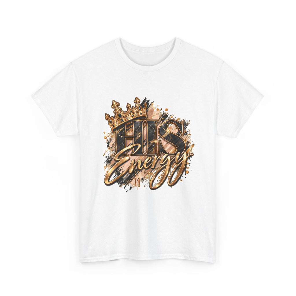 Boss Energy T-Shirt — Gold Crown Graphic Tee for Ambitious Hustlers