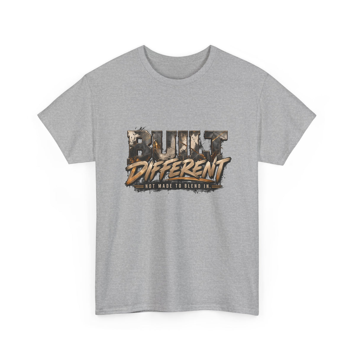Built Different T-Shirt — 'Built Different' Graphic Tee for Athletes & Motivated Go-Getters
