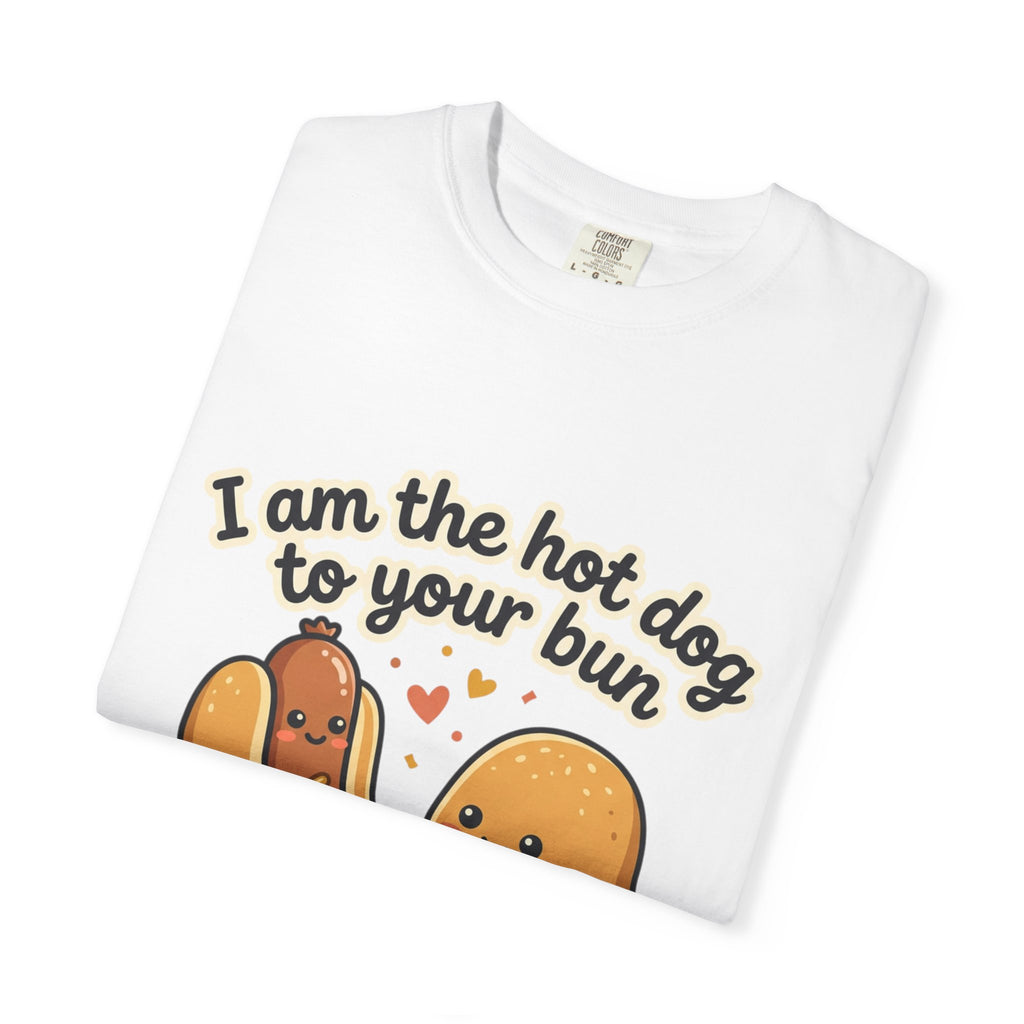 Kawaii "I Am the Hot Dog to Your Bun" Graphic T-Shirt