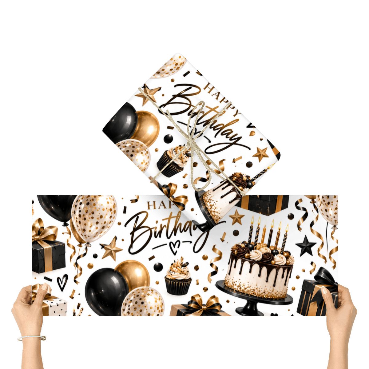 happy birthday 3Pack Gift Wrapping Paper