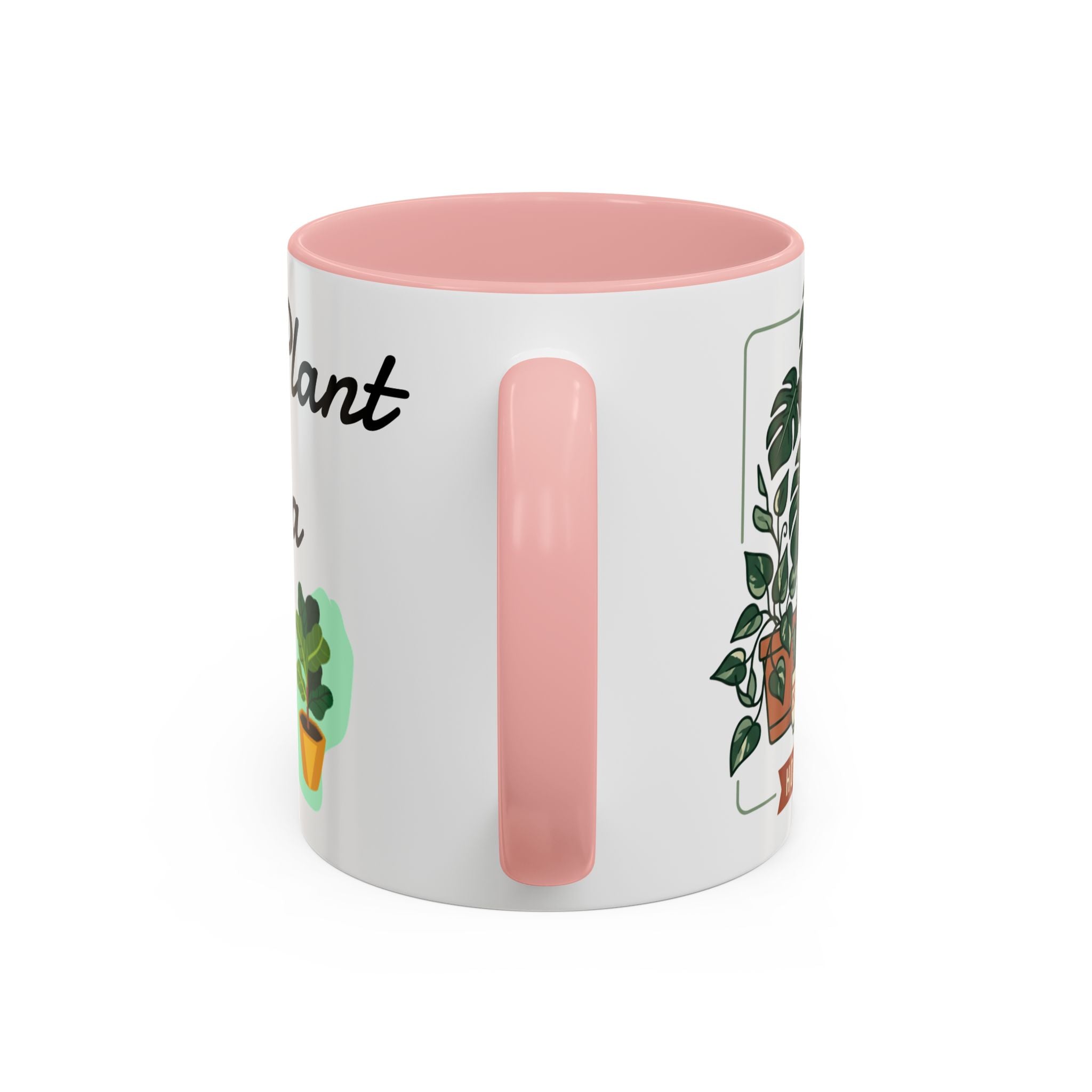 Plant Mom Coffee Mug – "In My Plant Mom Era" Accent Mug with Cute Potted Plants
