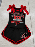 (Pre-Order) cheerleading outfit McCaskey Red Tornado's
