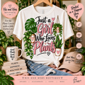 Just a Girl Who Loves Plants PNG