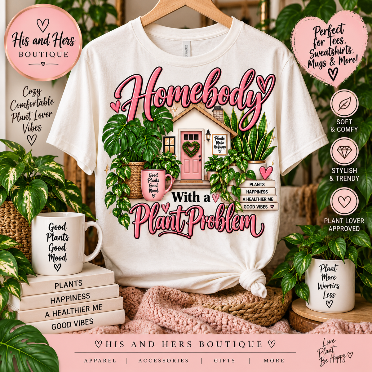 Homebody With a Plant Problem PNG